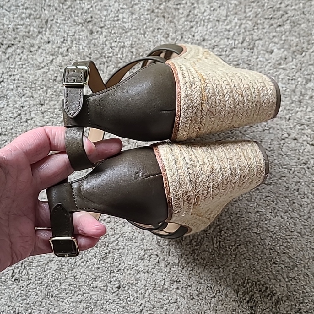 Banana Republic Bridge Espadrille Wedge Criss Cross Sandal - Picture 6 of 11